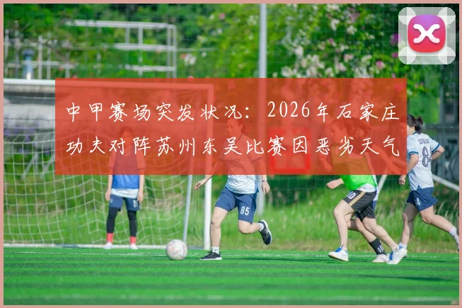 中甲赛场突发状况：2026年石家庄功夫对阵苏州东吴比赛因恶劣天气临时中断，最新进展与后续安排解读